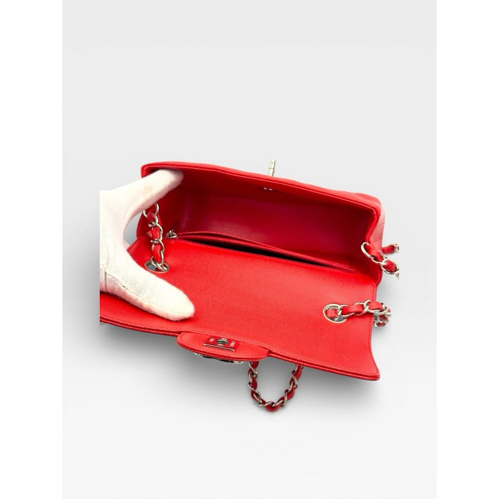 Rectangular Flap Mini Caviar Chevron Leather Shou… - image 7